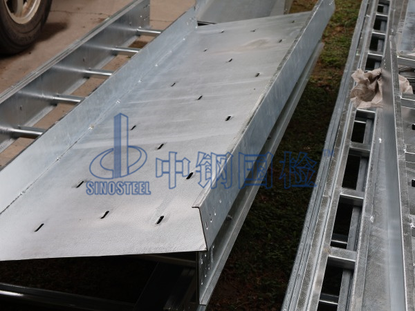 鋼制鍍鋅封閉式耐火線槽檢測樣品